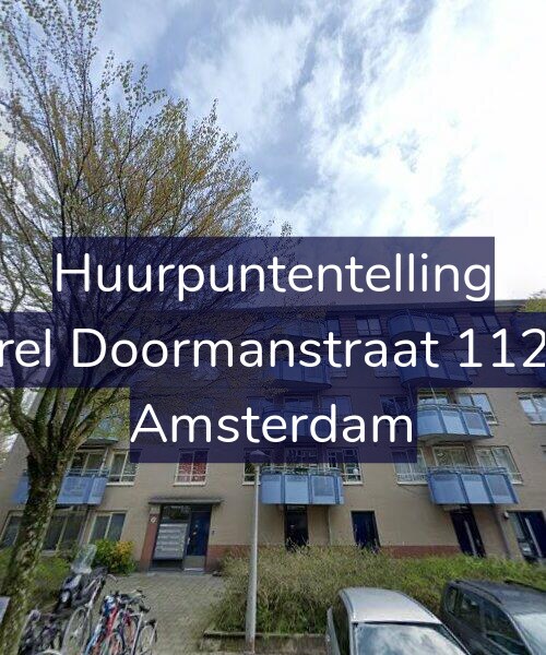 Foto gevel Huurpuntentelling voor Karel Doormanstraat 112-Q, Amsterdam