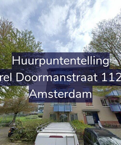 Foto gevel Huurpuntentelling voor Karel Doormanstraat 112-A, Amsterdam