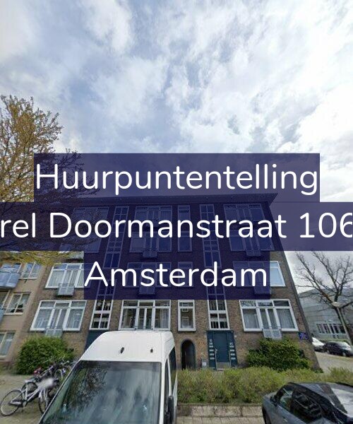 Foto gevel Huurpuntentelling voor Karel Doormanstraat 106-2, Amsterdam