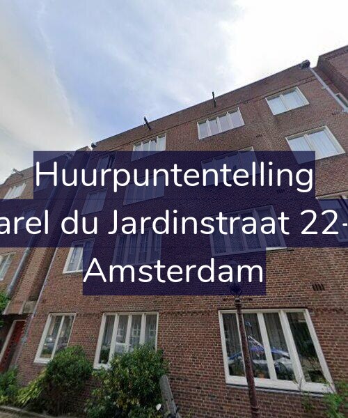 Foto gevel Huurpuntentelling voor Karel du Jardinstraat 22-2, Amsterdam