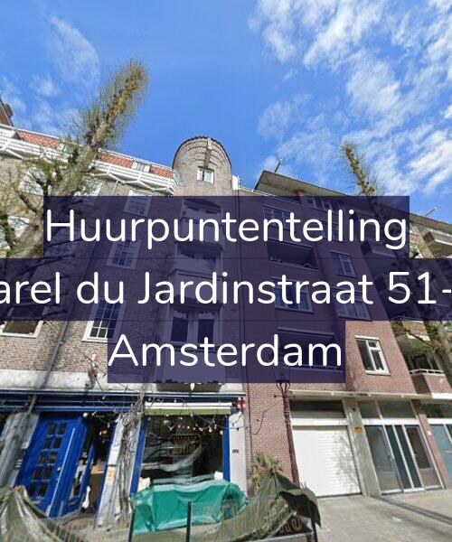 Foto gevel Huurpuntentelling voor Karel du Jardinstraat 51-D, Amsterdam