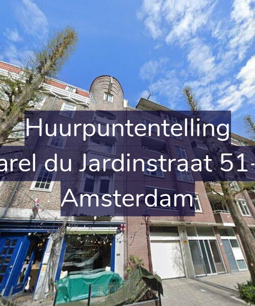 Foto gevel Huurpuntentelling voor Karel du Jardinstraat 51-K, Amsterdam