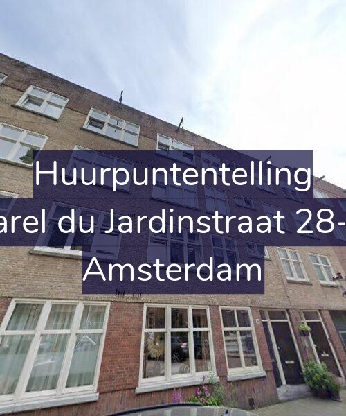 Foto gevel Huurpuntentelling voor Karel du Jardinstraat 28-H, Amsterdam