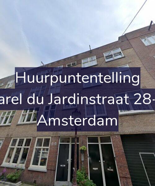 Foto gevel Huurpuntentelling voor Karel du Jardinstraat 28-1, Amsterdam