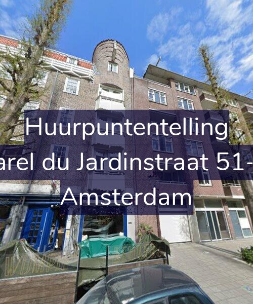 Foto gevel Huurpuntentelling voor Karel du Jardinstraat 51-H, Amsterdam