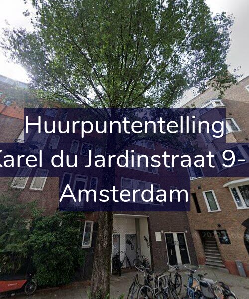 Foto gevel Huurpuntentelling voor Karel du Jardinstraat 9-1, Amsterdam