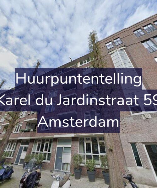Foto gevel Huurpuntentelling voor Karel du Jardinstraat 59, Amsterdam