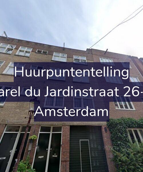 Foto gevel Huurpuntentelling voor Karel du Jardinstraat 26-3, Amsterdam