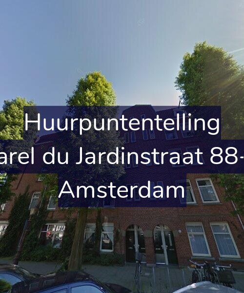 Foto gevel Huurpuntentelling voor Karel du Jardinstraat 88-3, Amsterdam