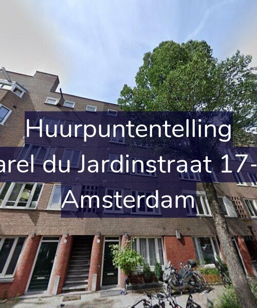 Foto gevel Huurpuntentelling voor Karel du Jardinstraat 17-H, Amsterdam