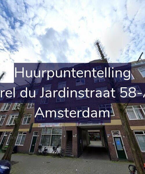 Foto gevel Huurpuntentelling voor Karel du Jardinstraat 58-A1, Amsterdam
