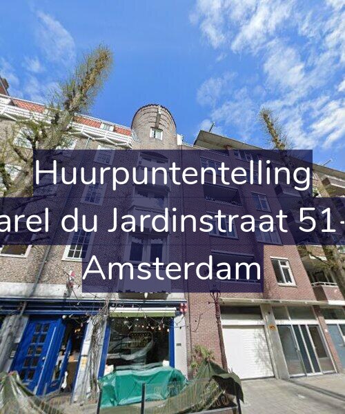 Foto gevel Huurpuntentelling voor Karel du Jardinstraat 51-E, Amsterdam