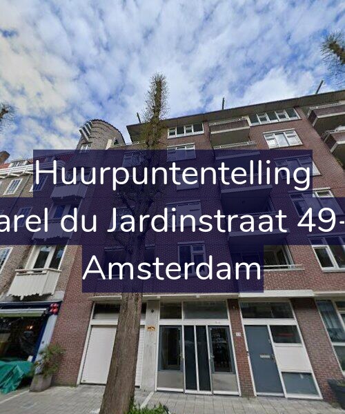 Foto gevel Huurpuntentelling voor Karel du Jardinstraat 49-K, Amsterdam