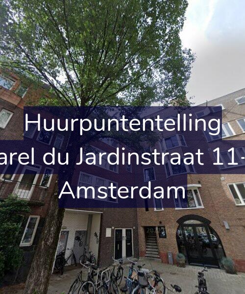 Foto gevel Huurpuntentelling voor Karel du Jardinstraat 11-1, Amsterdam
