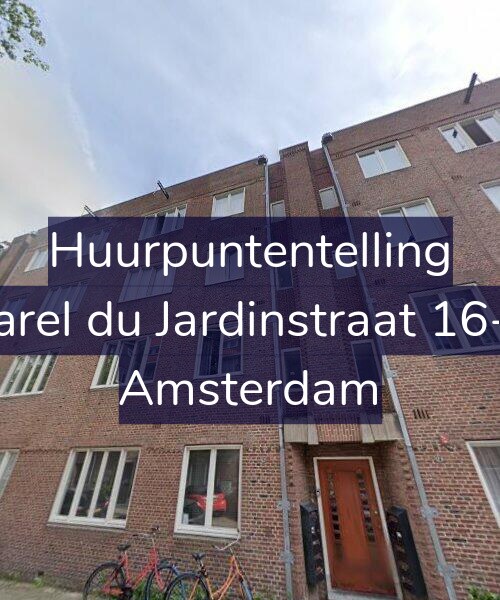 Foto gevel Huurpuntentelling voor Karel du Jardinstraat 16-3, Amsterdam