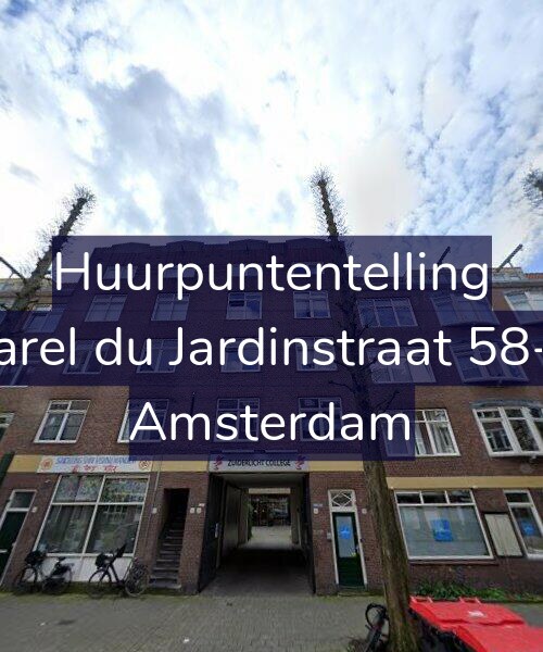 Foto gevel Huurpuntentelling voor Karel du Jardinstraat 58-3, Amsterdam