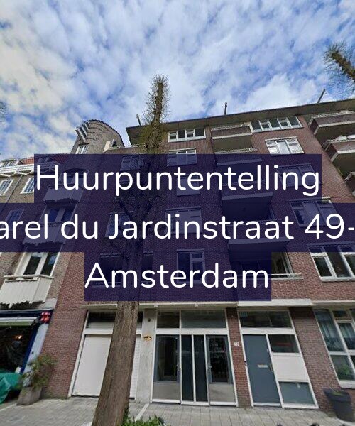 Foto gevel Huurpuntentelling voor Karel du Jardinstraat 49-C, Amsterdam