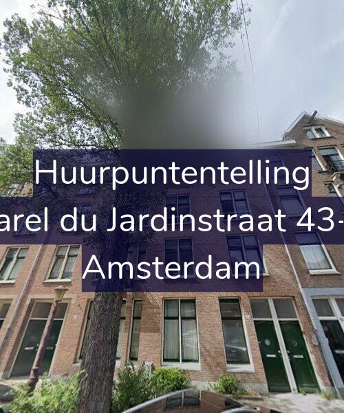 Foto gevel Huurpuntentelling voor Karel du Jardinstraat 43-2, Amsterdam