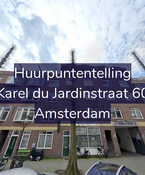 Foto gevel Huurpuntentelling voor Karel du Jardinstraat 60, Amsterdam