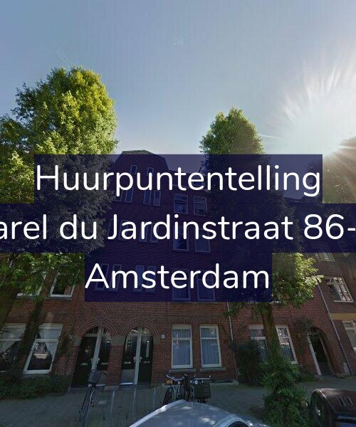 Foto gevel Huurpuntentelling voor Karel du Jardinstraat 86-H, Amsterdam