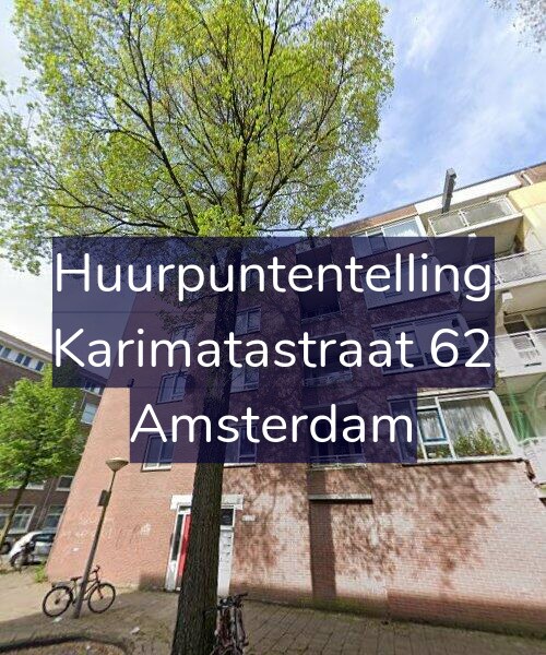 Foto gevel Huurpuntentelling voor Karimatastraat 62, Amsterdam