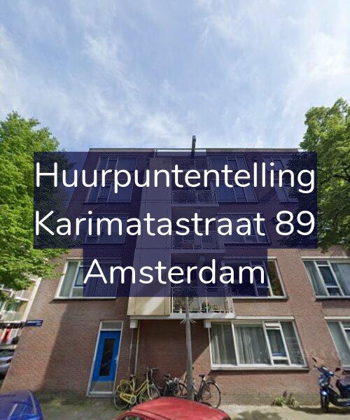 Foto gevel Huurpuntentelling voor Karimatastraat 89, Amsterdam