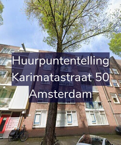 Foto gevel Huurpuntentelling voor Karimatastraat 50, Amsterdam