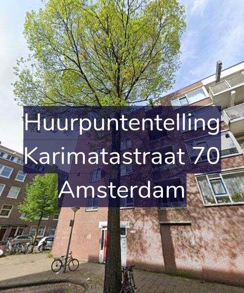 Foto gevel Huurpuntentelling voor Karimatastraat 70, Amsterdam