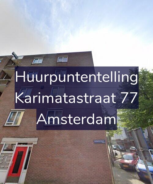 Foto gevel Huurpuntentelling voor Karimatastraat 77, Amsterdam