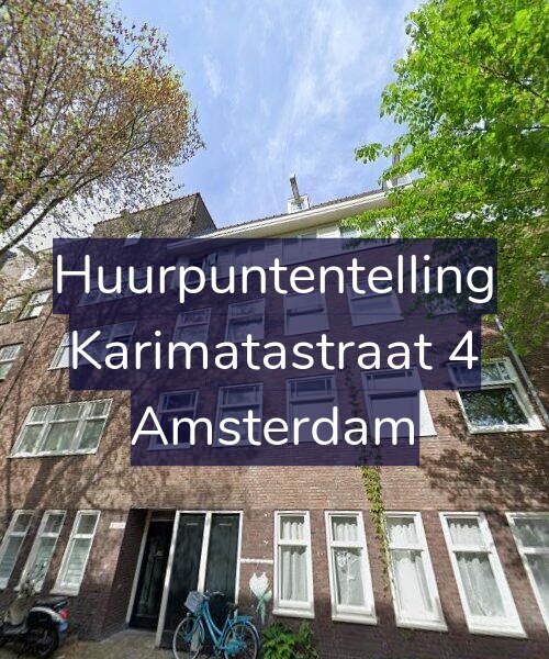 Foto gevel Huurpuntentelling voor Karimatastraat 4, Amsterdam