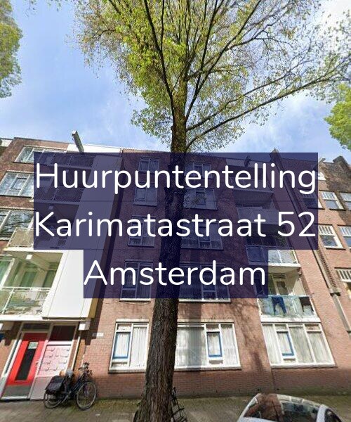 Foto gevel Huurpuntentelling voor Karimatastraat 52, Amsterdam