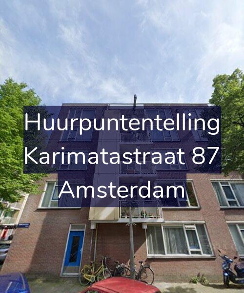 Foto gevel Huurpuntentelling voor Karimatastraat 87, Amsterdam