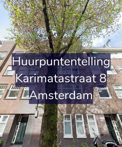 Foto gevel Huurpuntentelling voor Karimatastraat 8, Amsterdam