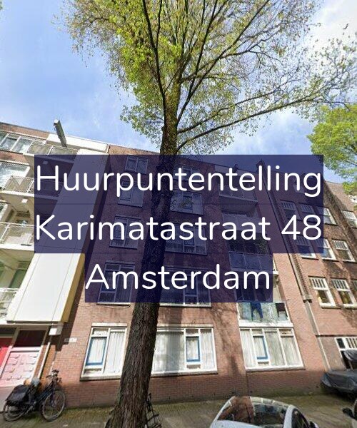 Foto gevel Huurpuntentelling voor Karimatastraat 48, Amsterdam