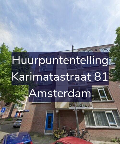 Foto gevel Huurpuntentelling voor Karimatastraat 81, Amsterdam