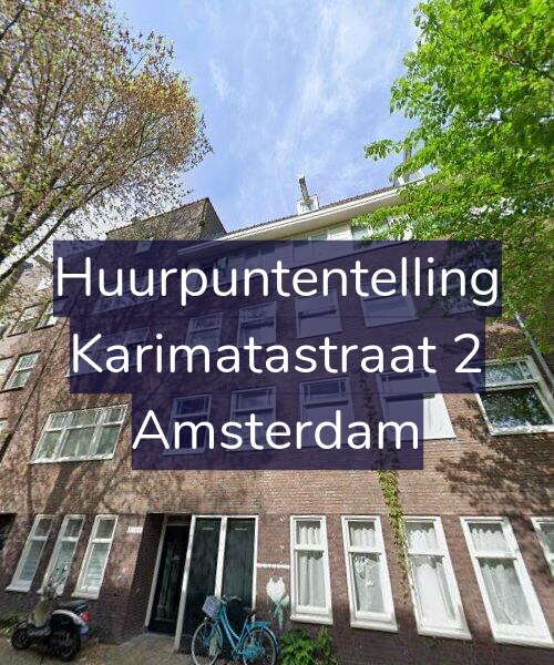 Foto gevel Huurpuntentelling voor Karimatastraat 2, Amsterdam