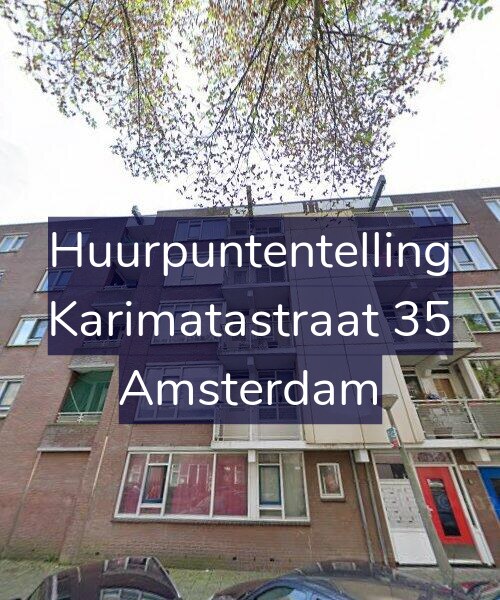 Foto gevel Huurpuntentelling voor Karimatastraat 35, Amsterdam