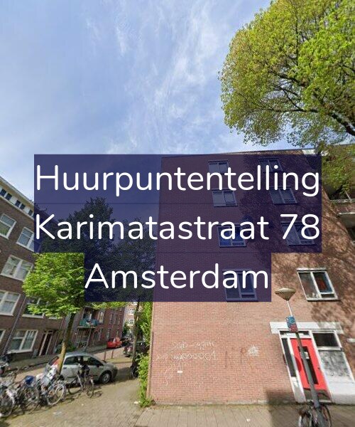 Foto gevel Huurpuntentelling voor Karimatastraat 78, Amsterdam