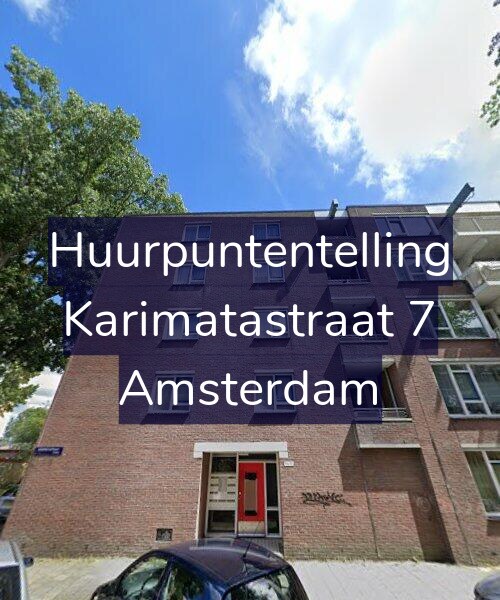 Foto gevel Huurpuntentelling voor Karimatastraat 7, Amsterdam