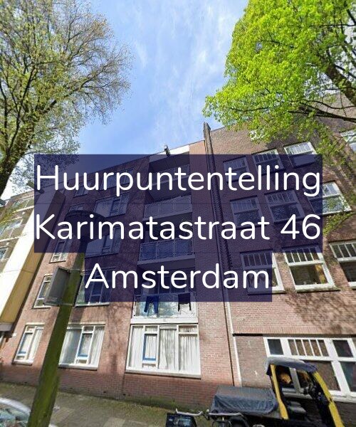 Foto gevel Huurpuntentelling voor Karimatastraat 46, Amsterdam