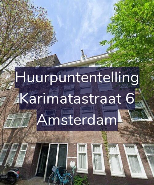 Foto gevel Huurpuntentelling voor Karimatastraat 6, Amsterdam