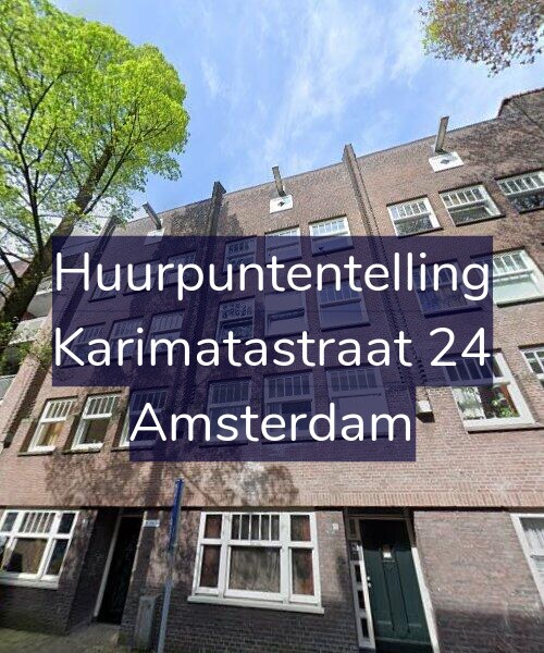 Foto gevel Huurpuntentelling voor Karimatastraat 24, Amsterdam