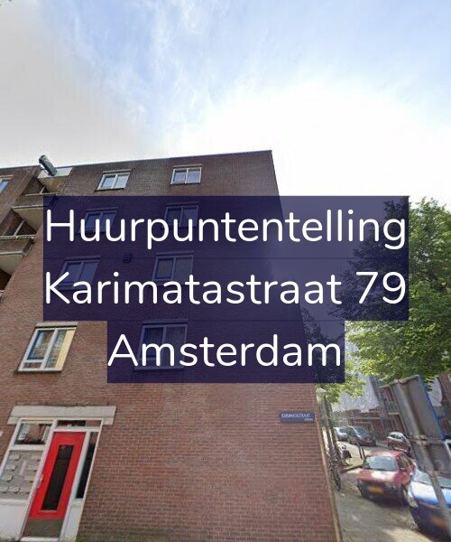 Foto gevel Huurpuntentelling voor Karimatastraat 79, Amsterdam