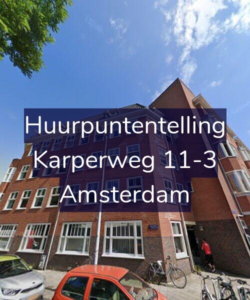 Foto gevel Huurpuntentelling voor Karperweg 11-3, Amsterdam