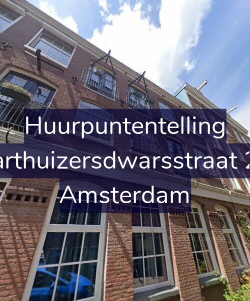 Foto gevel Huurpuntentelling voor Karthuizersdwarsstraat 28, Amsterdam