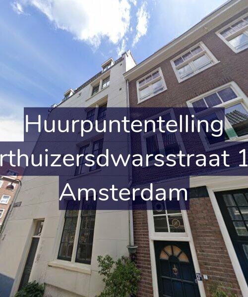 Foto gevel Huurpuntentelling voor Karthuizersdwarsstraat 1-B, Amsterdam