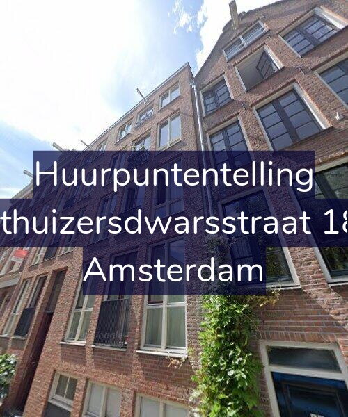 Foto gevel Huurpuntentelling voor Karthuizersdwarsstraat 18-A, Amsterdam