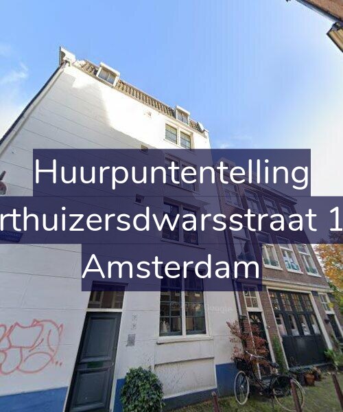 Foto gevel Huurpuntentelling voor Karthuizersdwarsstraat 1-A, Amsterdam
