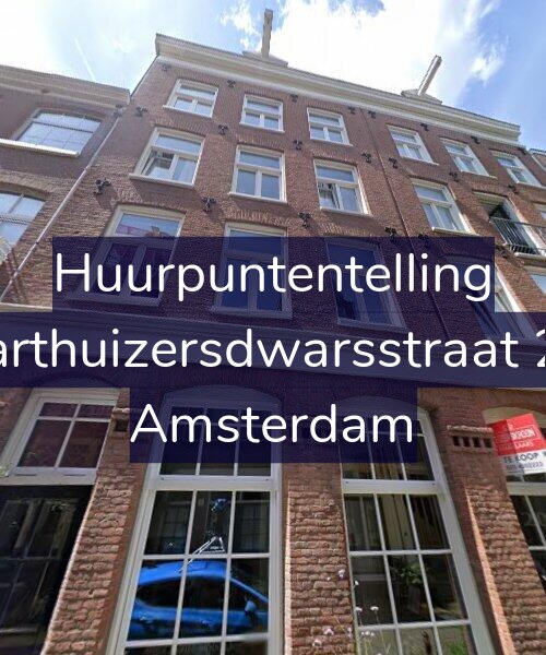 Foto gevel Huurpuntentelling voor Karthuizersdwarsstraat 22, Amsterdam