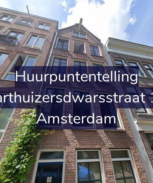 Foto gevel Huurpuntentelling voor Karthuizersdwarsstraat 16, Amsterdam